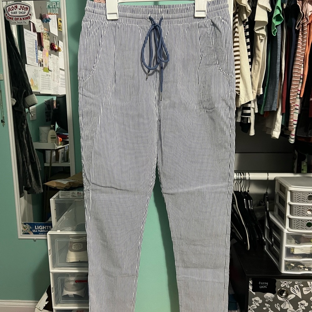 striped pants
